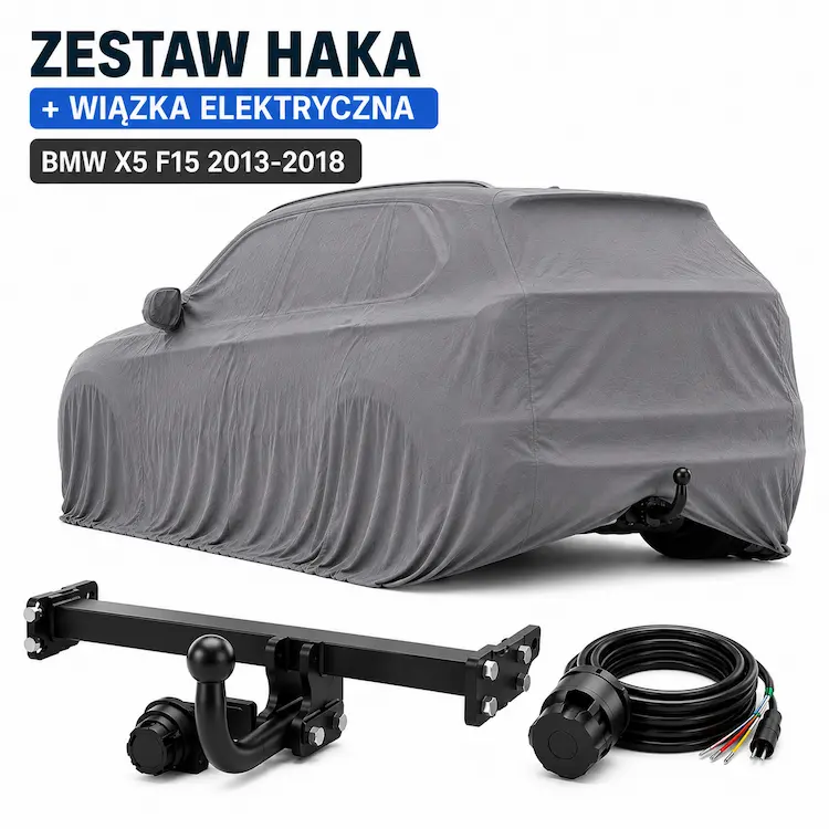 Hak holowniczy + Wiązka 7-Pin BMW X6 F16 od 2014 3500kg B/014
