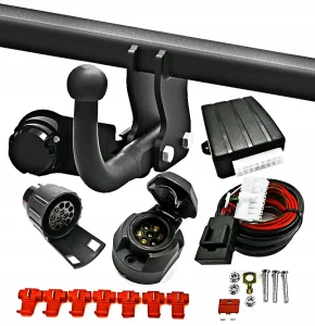 Hak holowniczy + Moduł 7-Pin Volkswagen Caddy 2004-2020 1650kg W/027