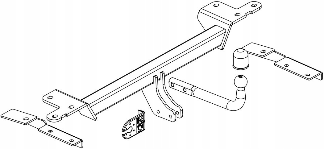 Hak holowniczy SUZUKI Grand Vitara II + MODUŁ 7-PIN 2005-2014r (JT, TE, TD) - obrazek 2