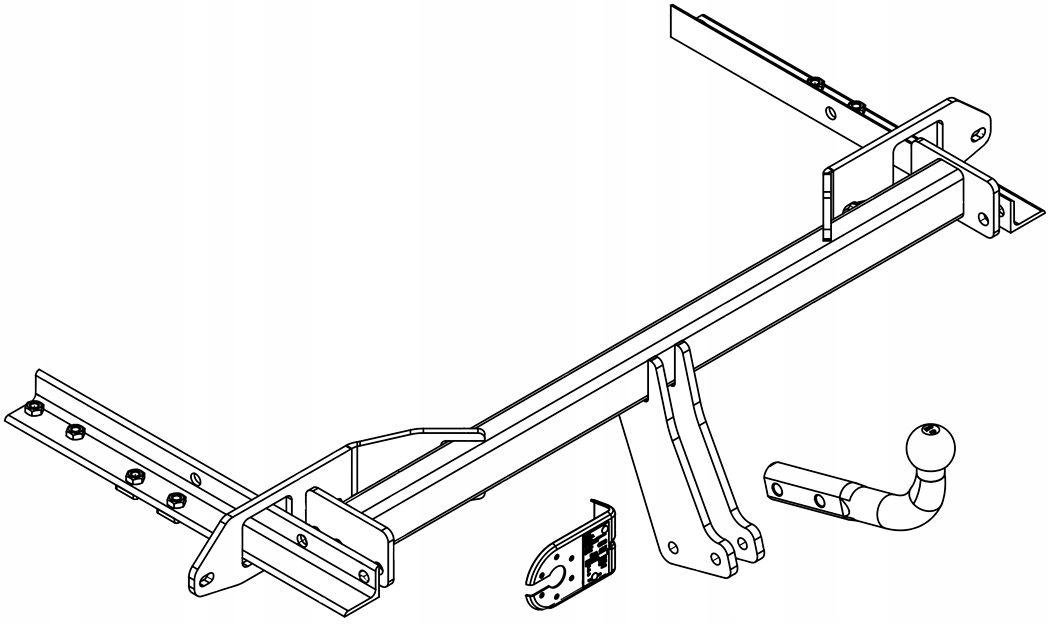 Hak holowniczy+WIĄZKA7pin Opel INSIGNIA A sedan liftback kombi 2008-2017r - obrazek 2